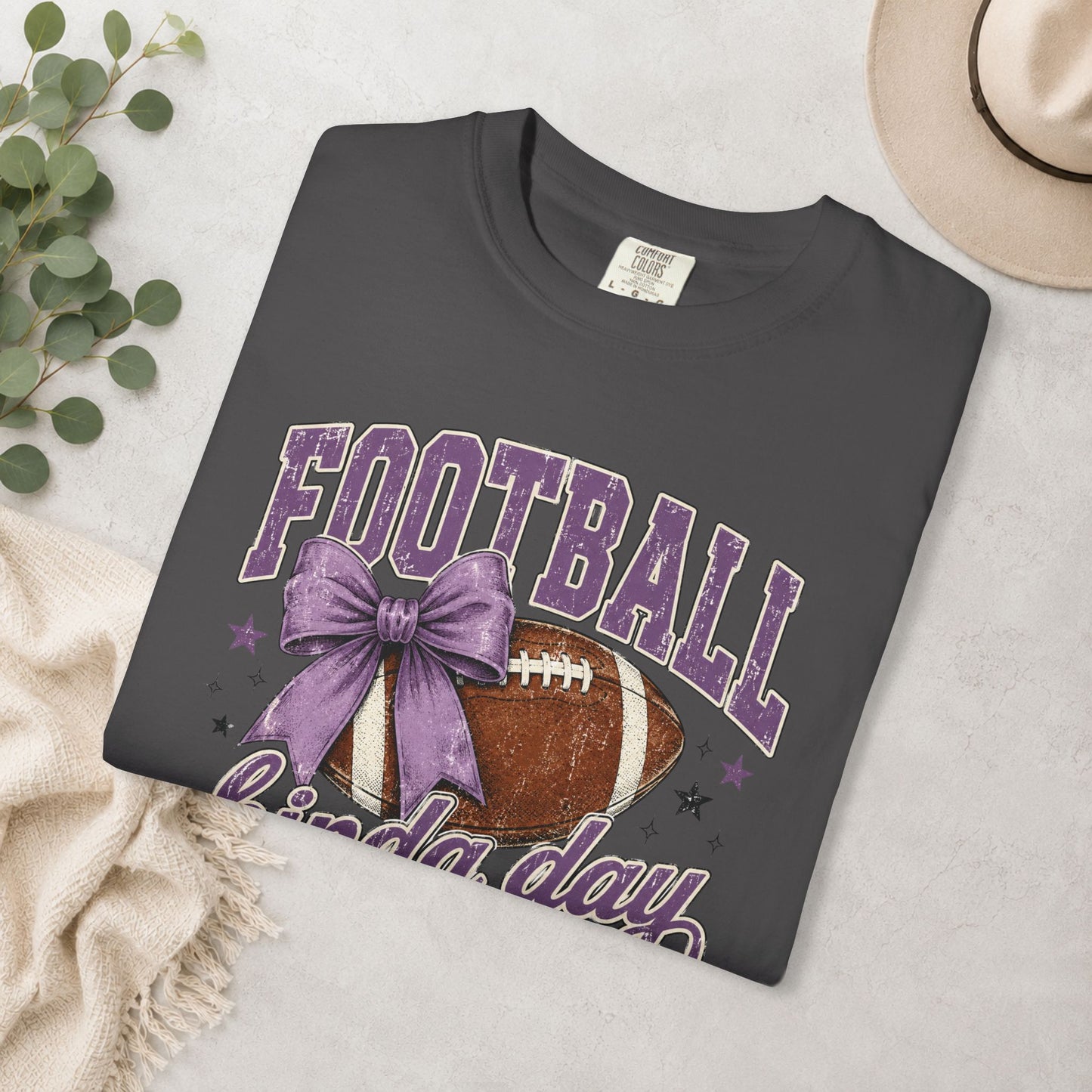 Football Kinda Day Comfort ColorsĀ® Tee