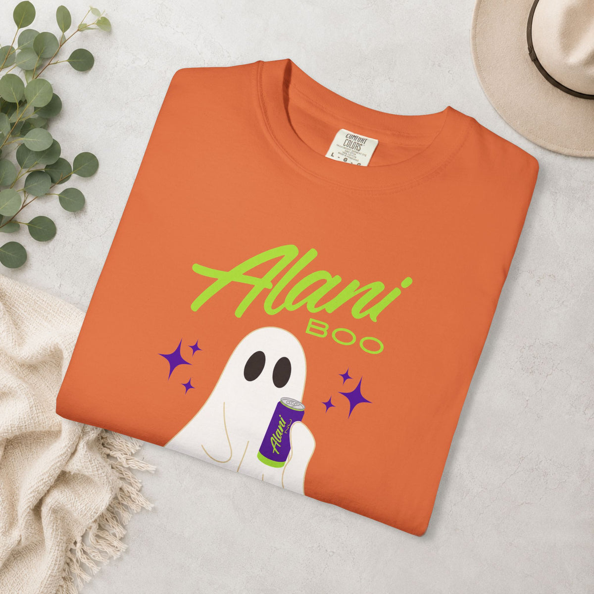 Alani Boo Ghost Halloween Comfort ColorsĀ® Tee