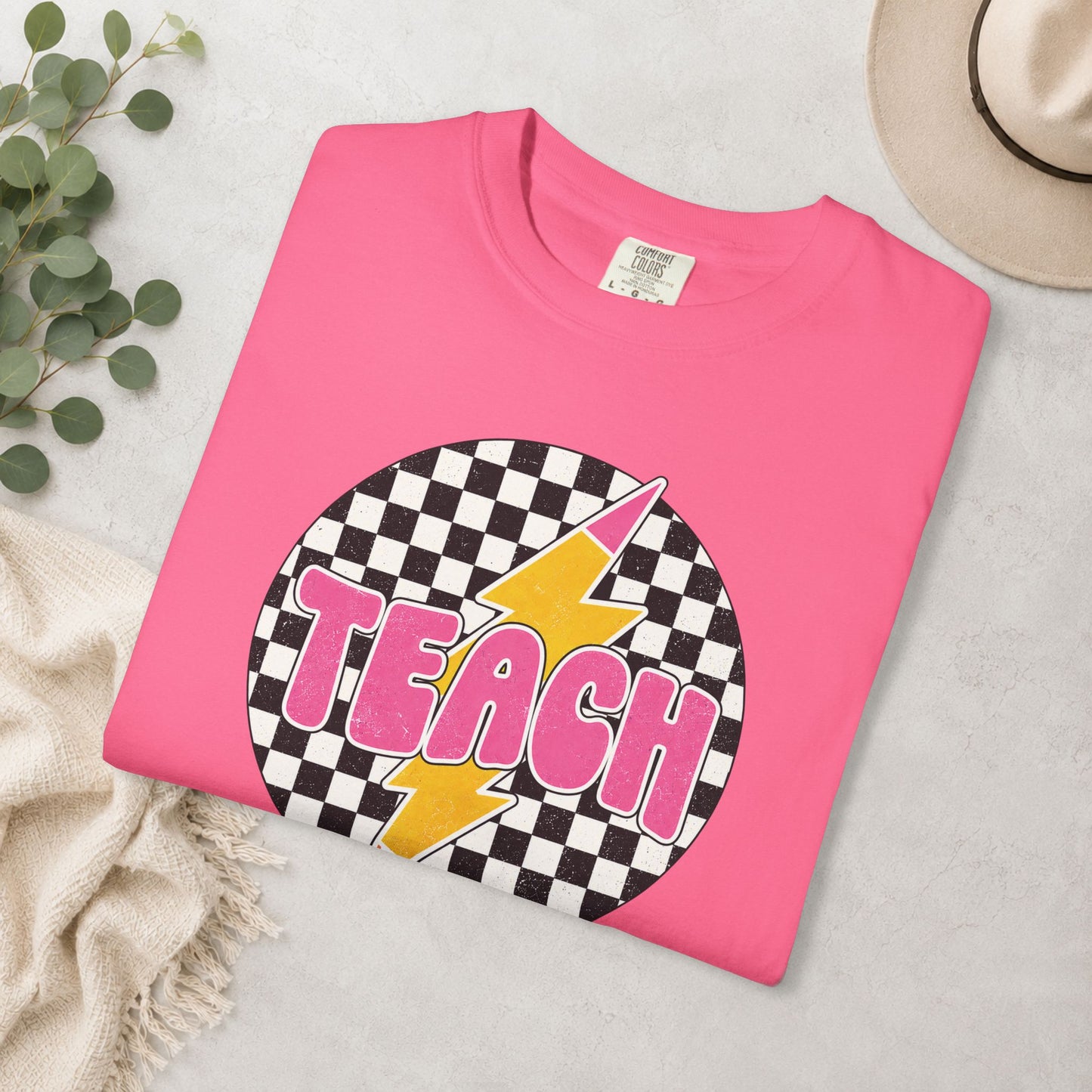 Teach Lightning Comfort ColorsĀ® Tee