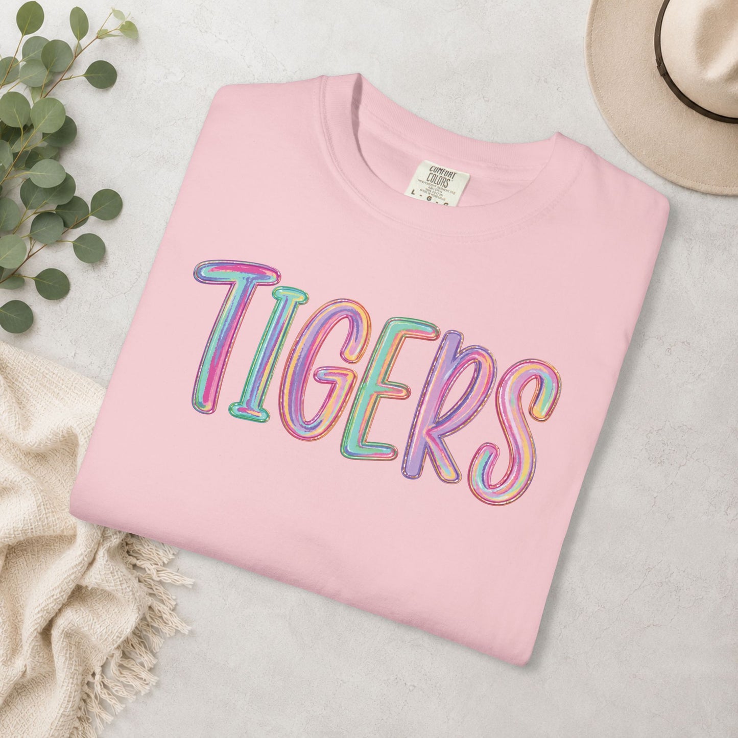 Color Pop Tigers Comfort Colors® Tee