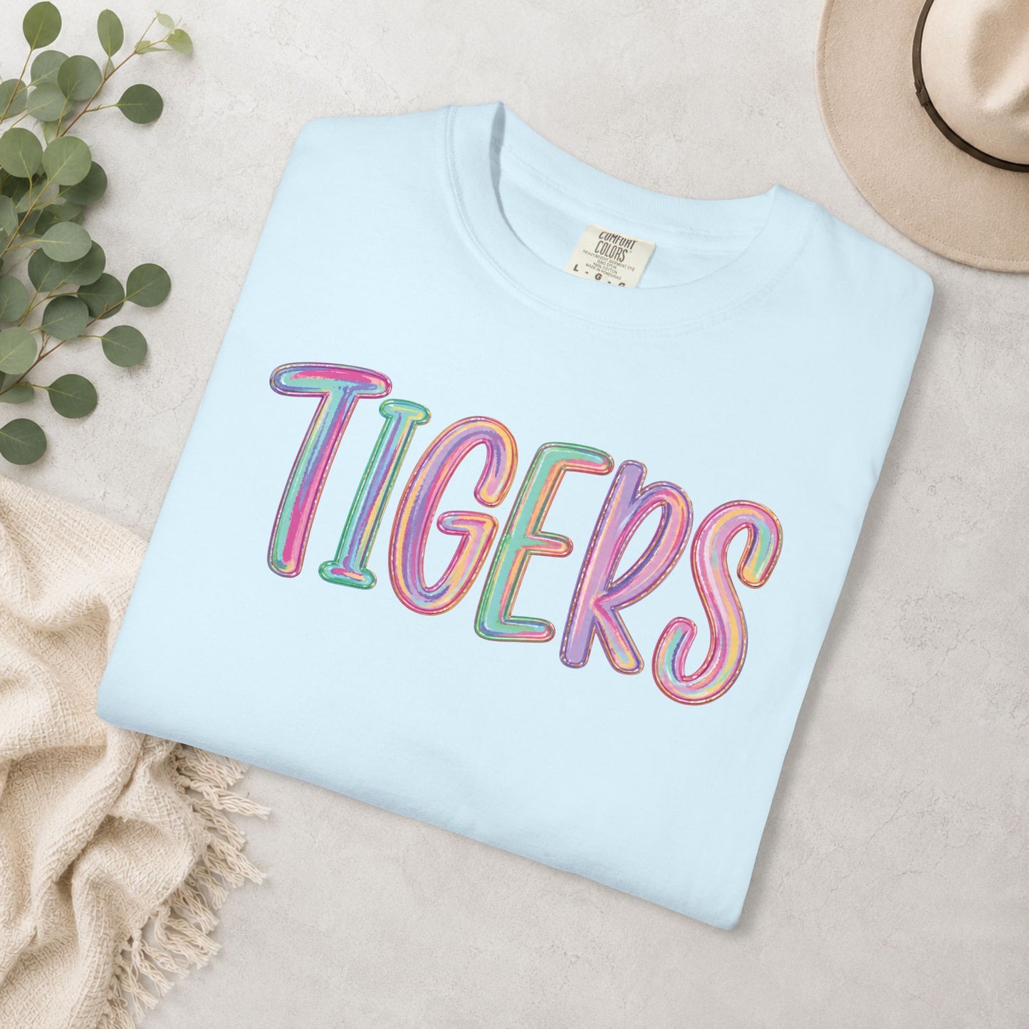 Color Pop Tigers Comfort Colors® Tee