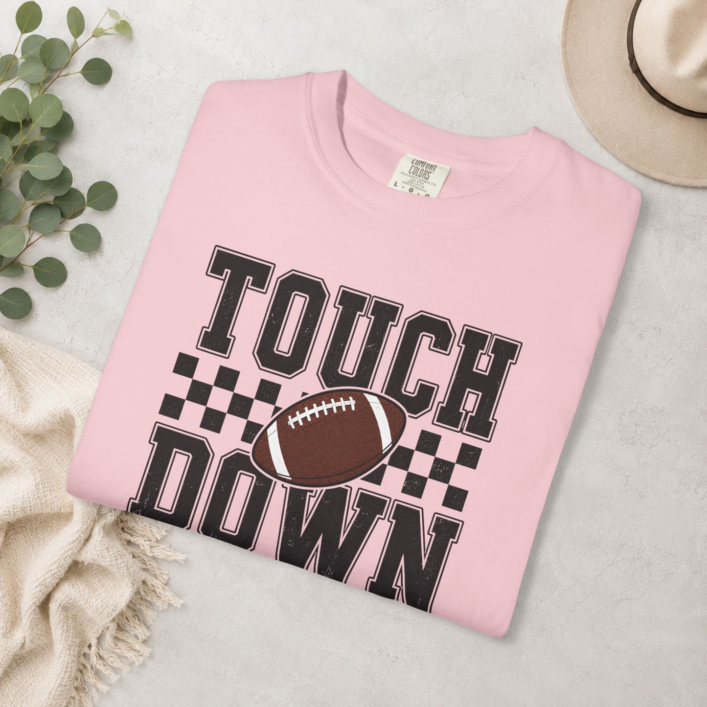 Touch Down Football Comfort Colors® Tee