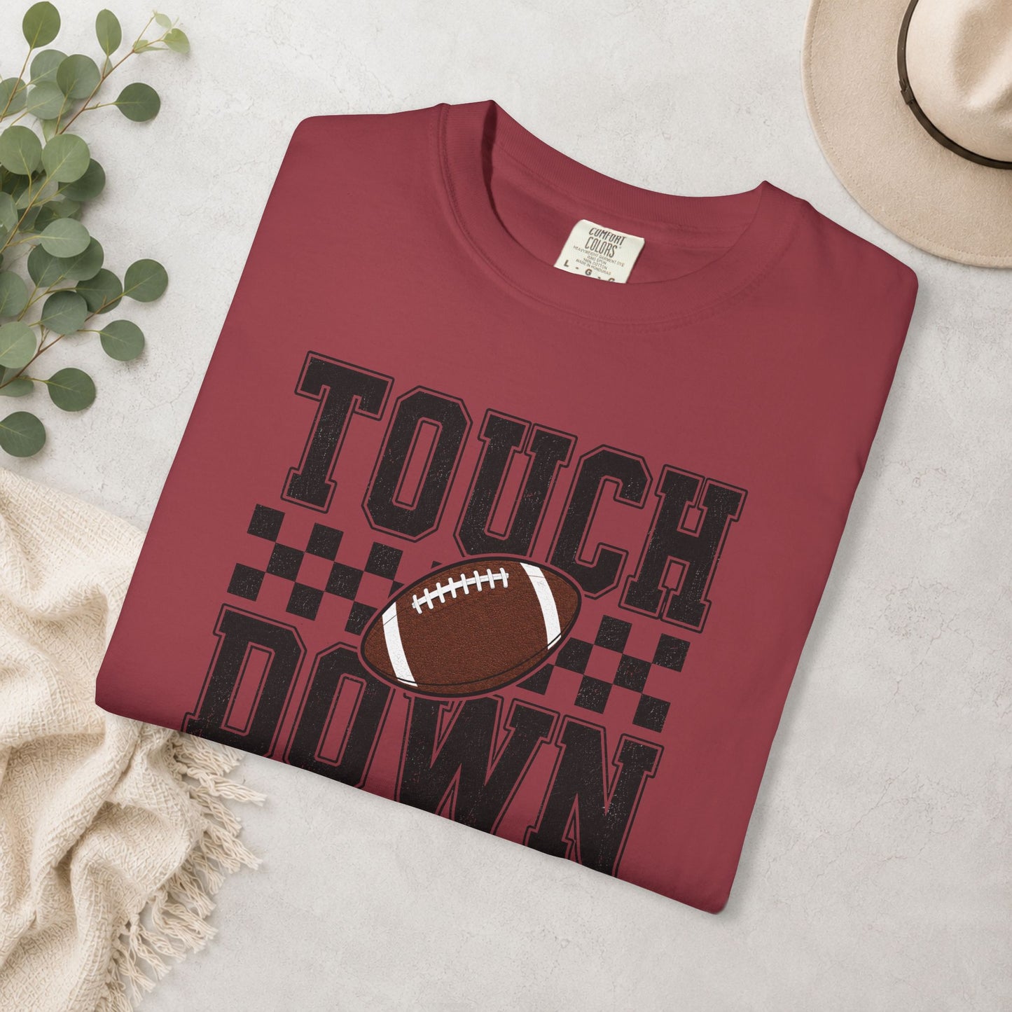 Touch Down Football Comfort Colors® Tee