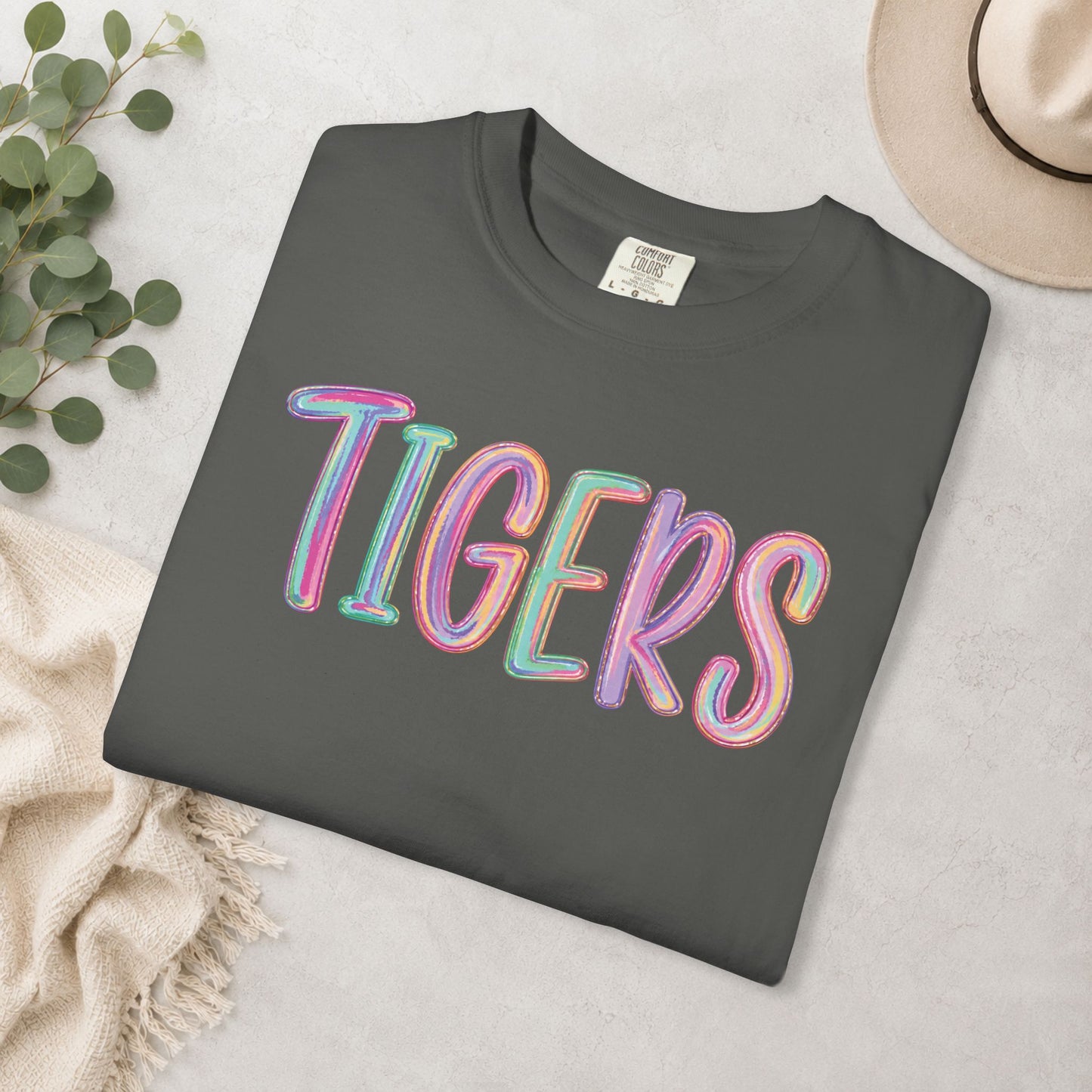 Color Pop Tigers Comfort Colors® Tee