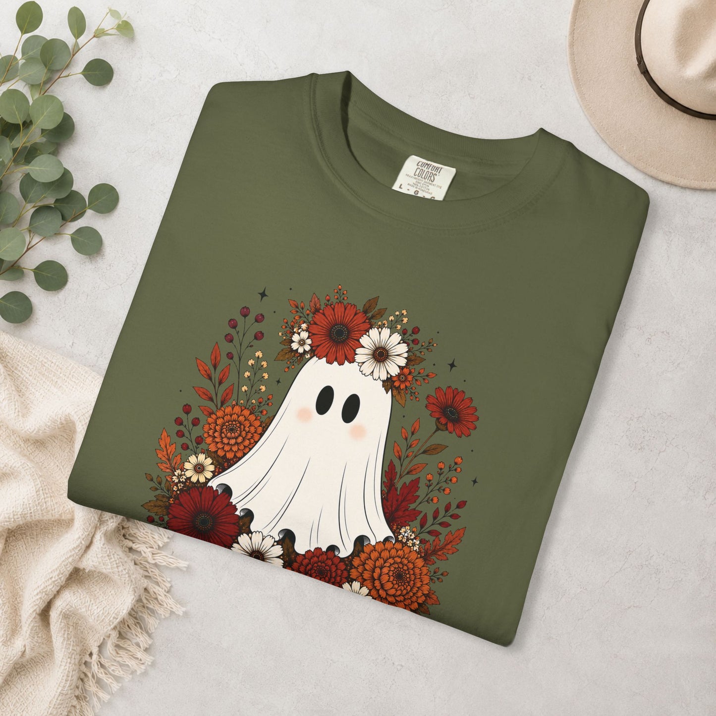 Floral Ghost Comfort Colors® Tee