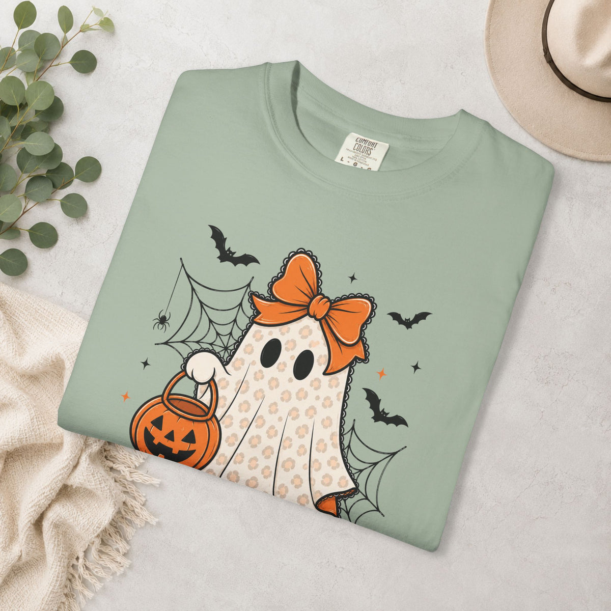 Leopard Print Ghost Comfort Colors® Tee