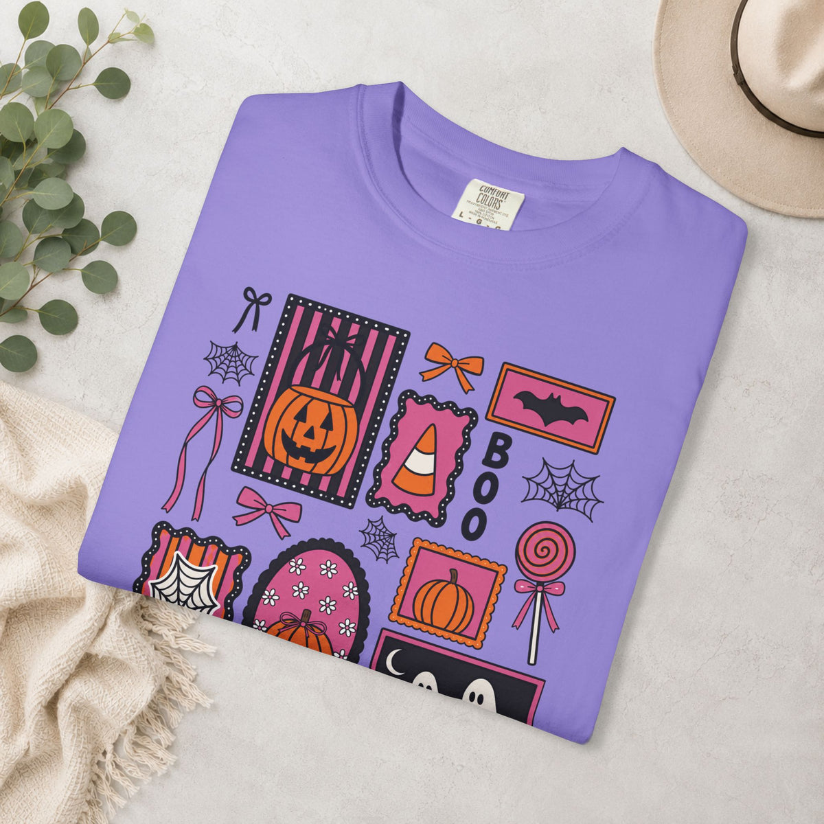 Girly Halloween Collage Comfort Colors® Tee