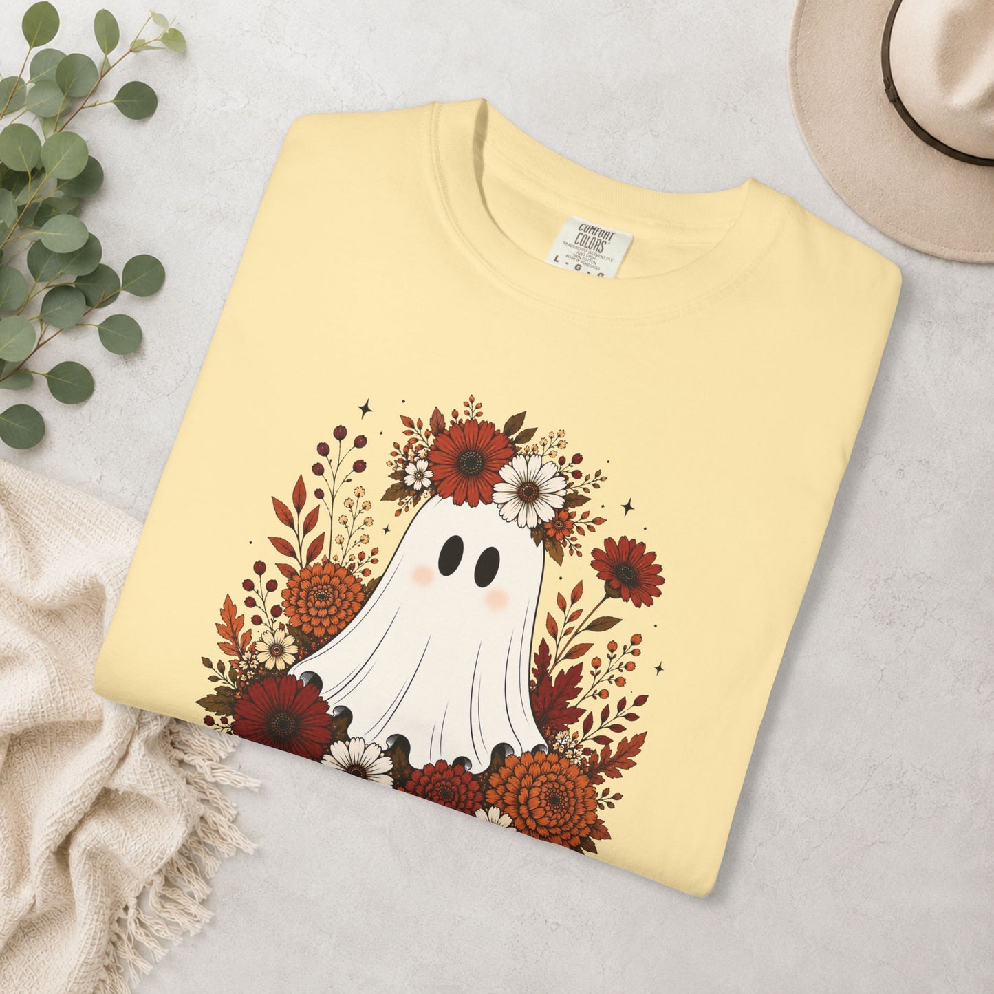 Floral Ghost Comfort Colors® Tee