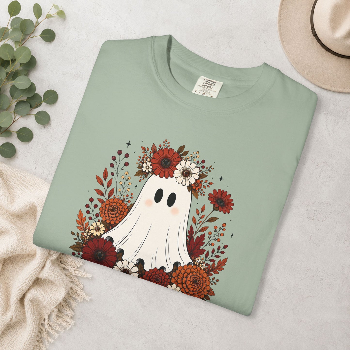 Floral Ghost Comfort Colors® Tee