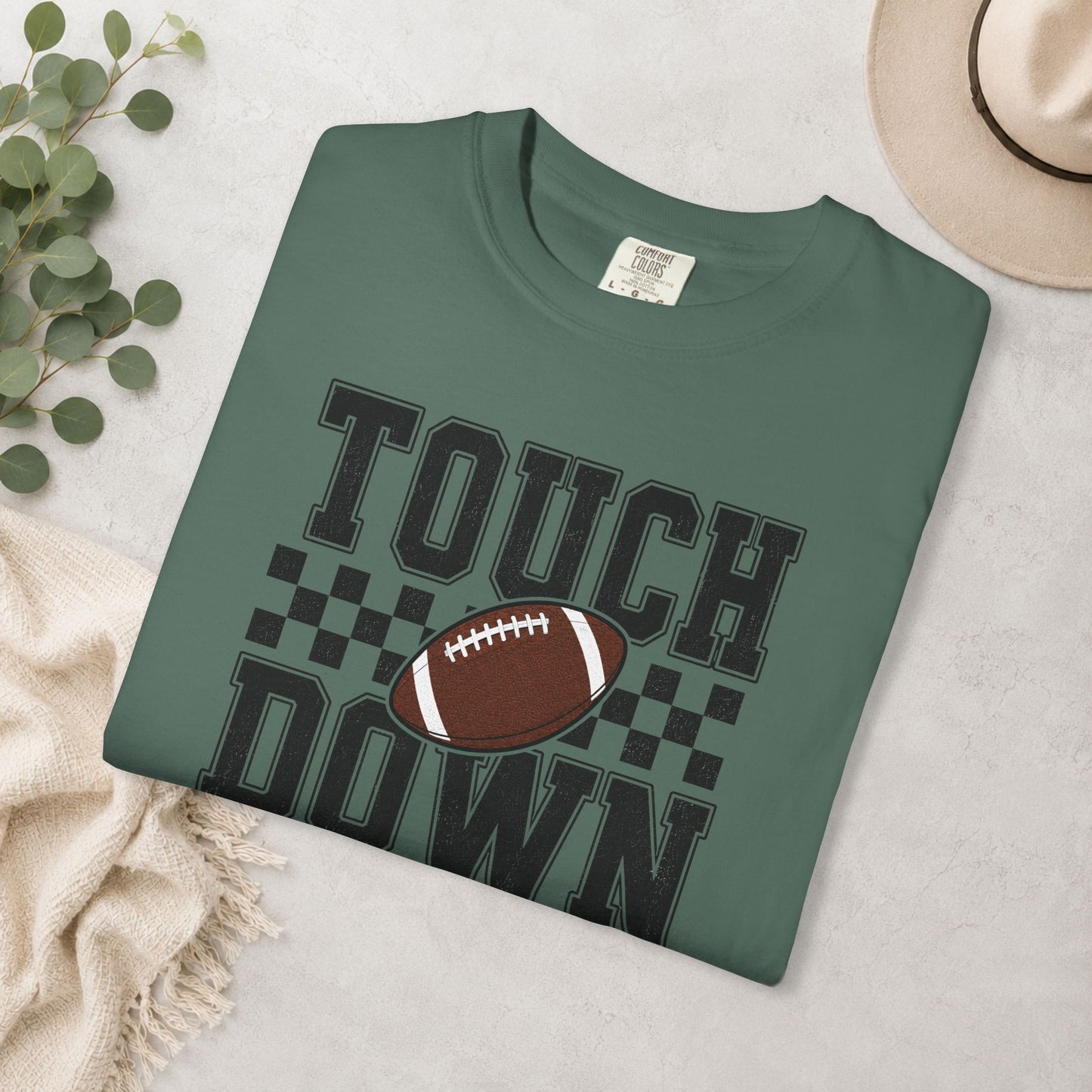 Touch Down Football Comfort Colors® Tee