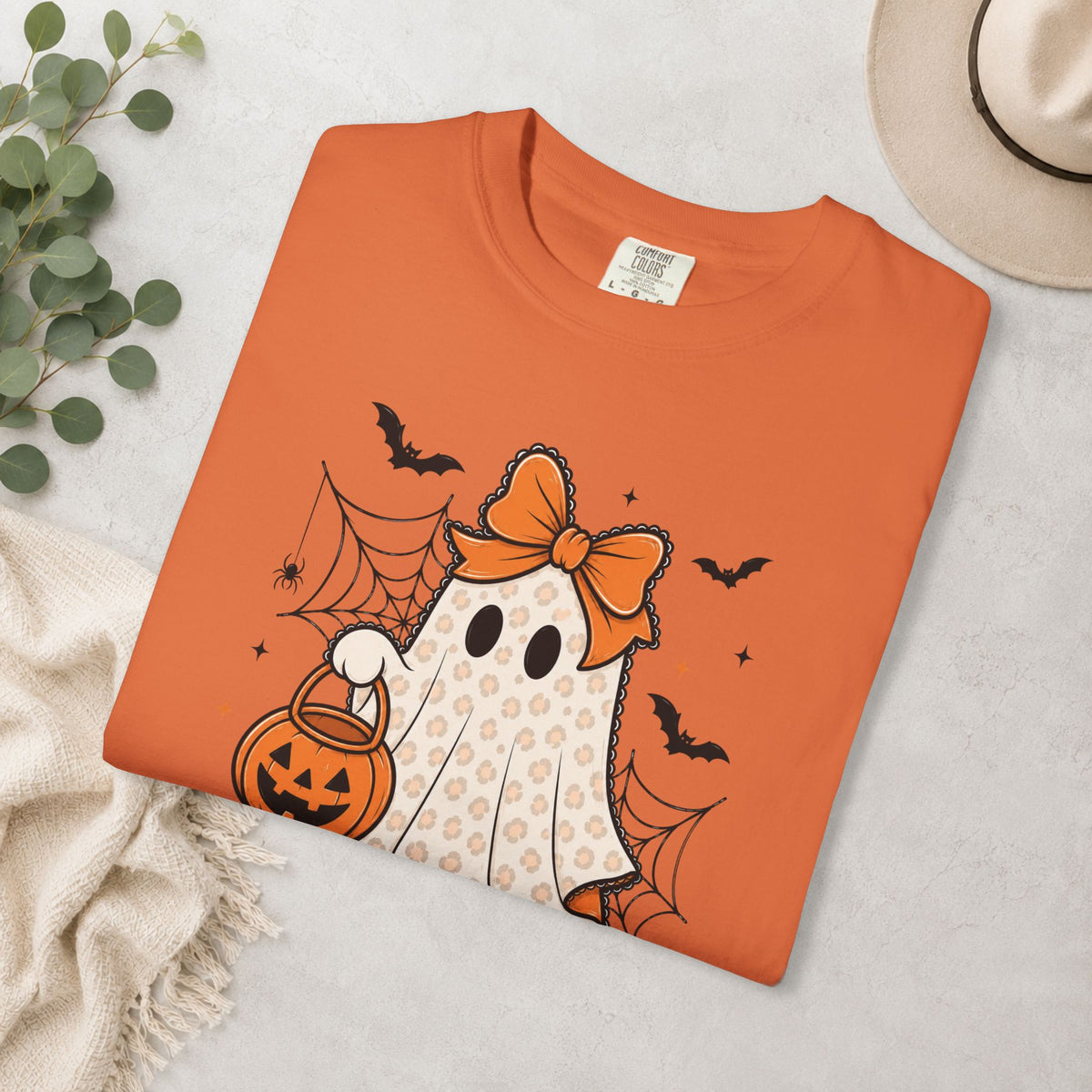 Leopard Print Ghost Comfort Colors® Tee