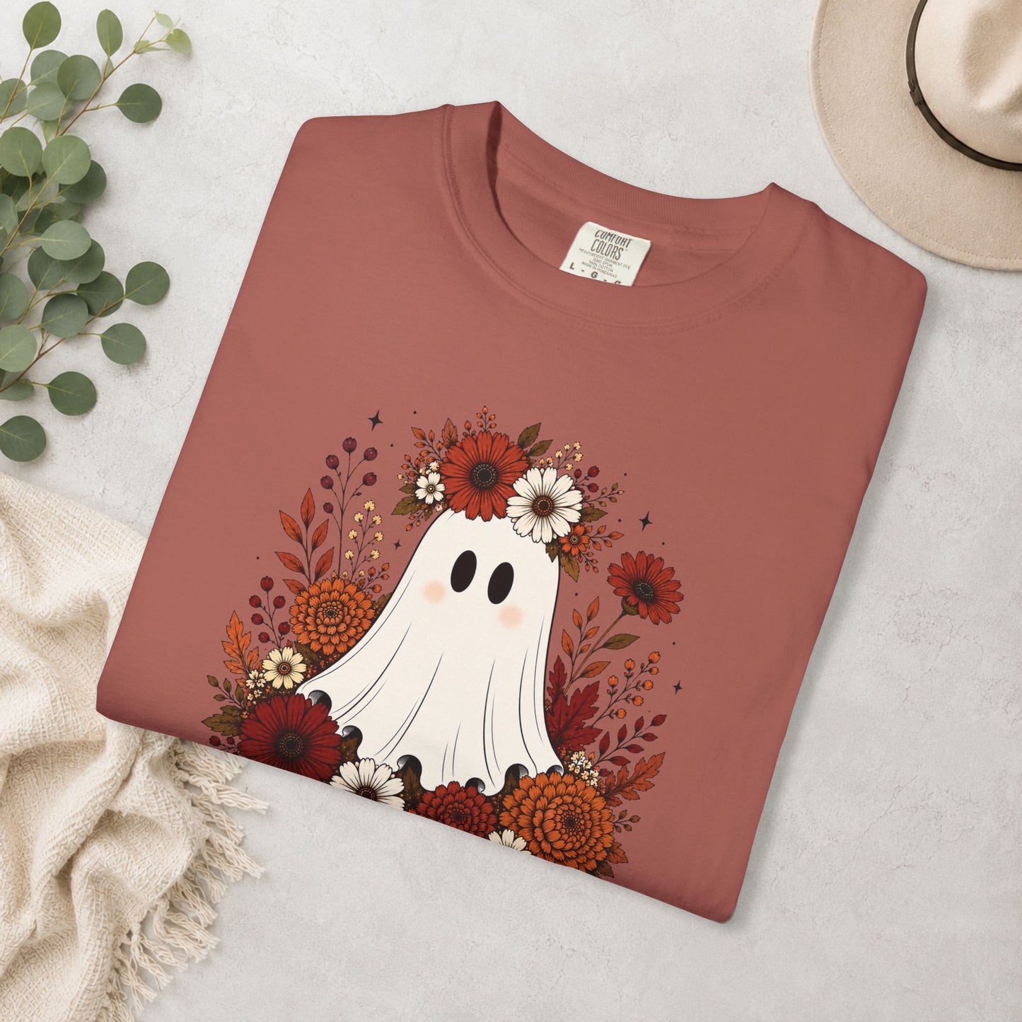 Floral Ghost Comfort Colors® Tee