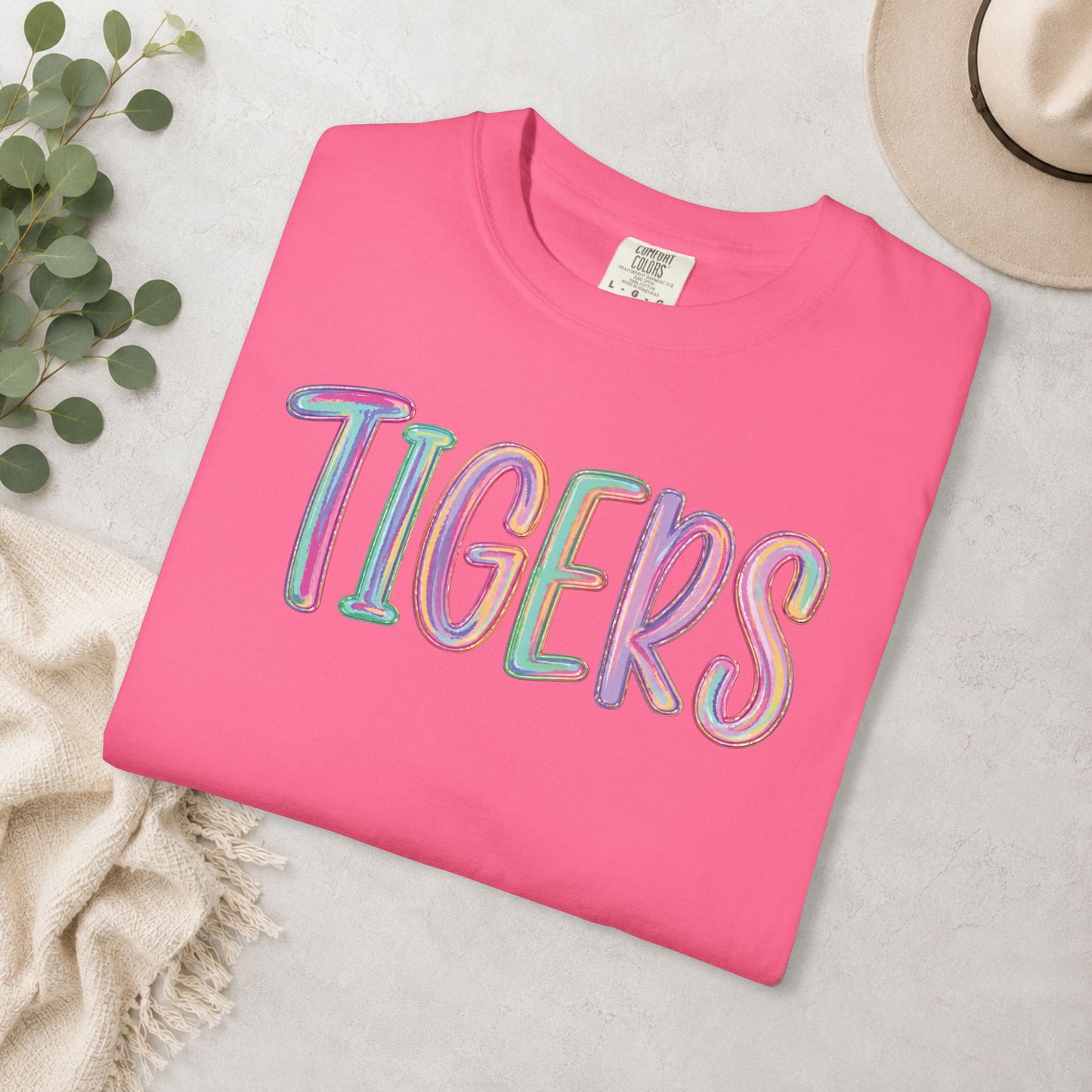 Color Pop Tigers Comfort Colors® Tee