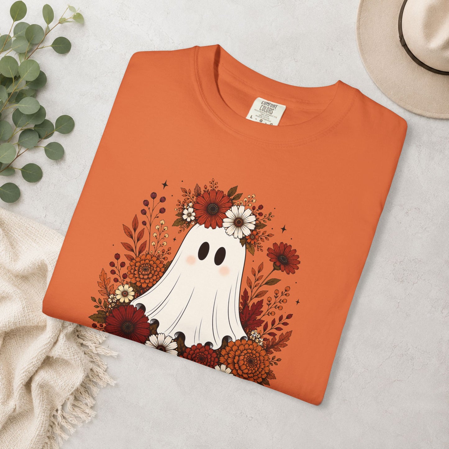 Floral Ghost Comfort Colors® Tee
