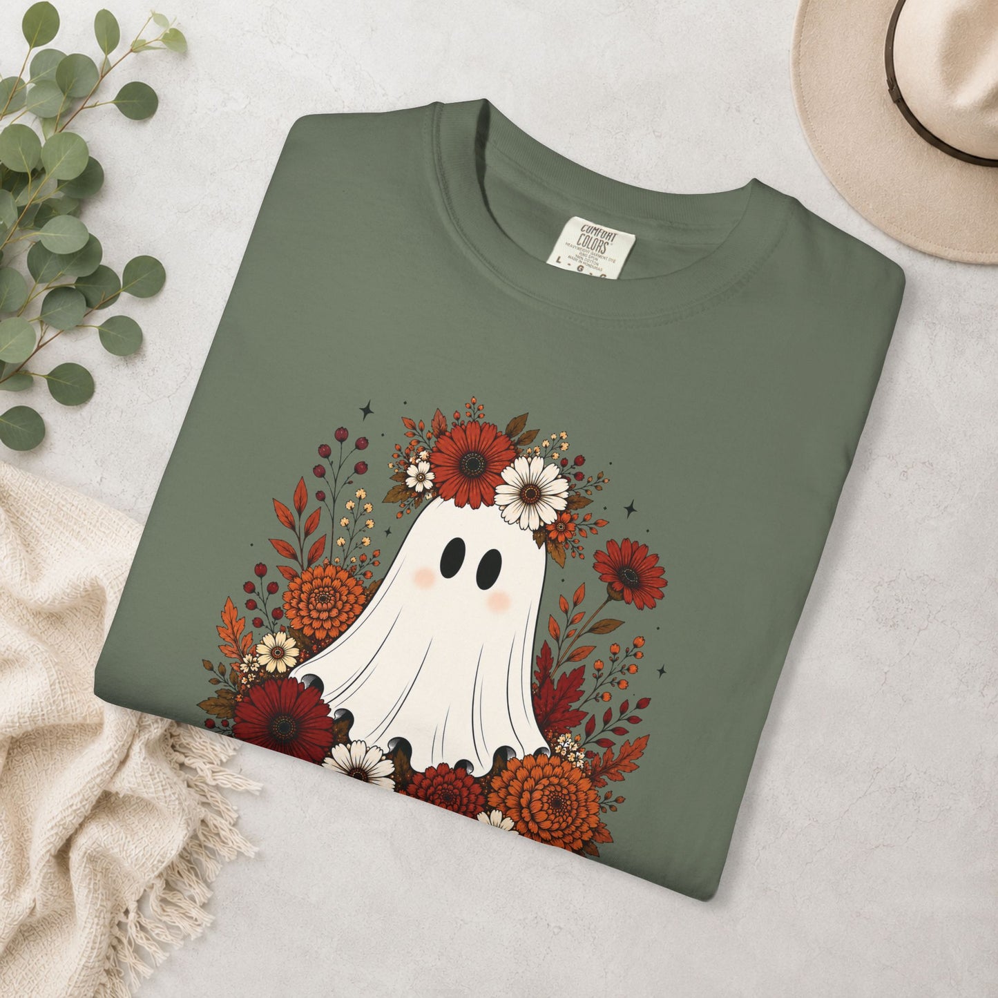 Floral Ghost Comfort Colors® Tee