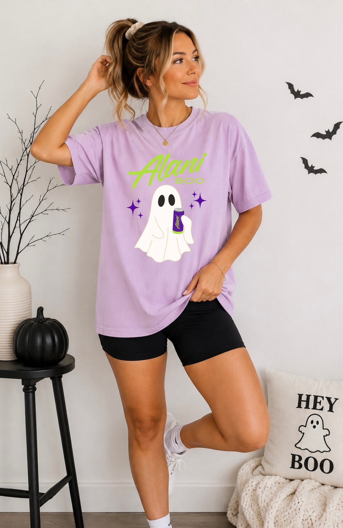 Alani Boo Ghost Halloween Comfort Colors® Tee