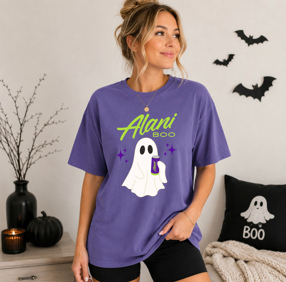 Alani Boo Ghost Halloween Comfort Colors® Tee