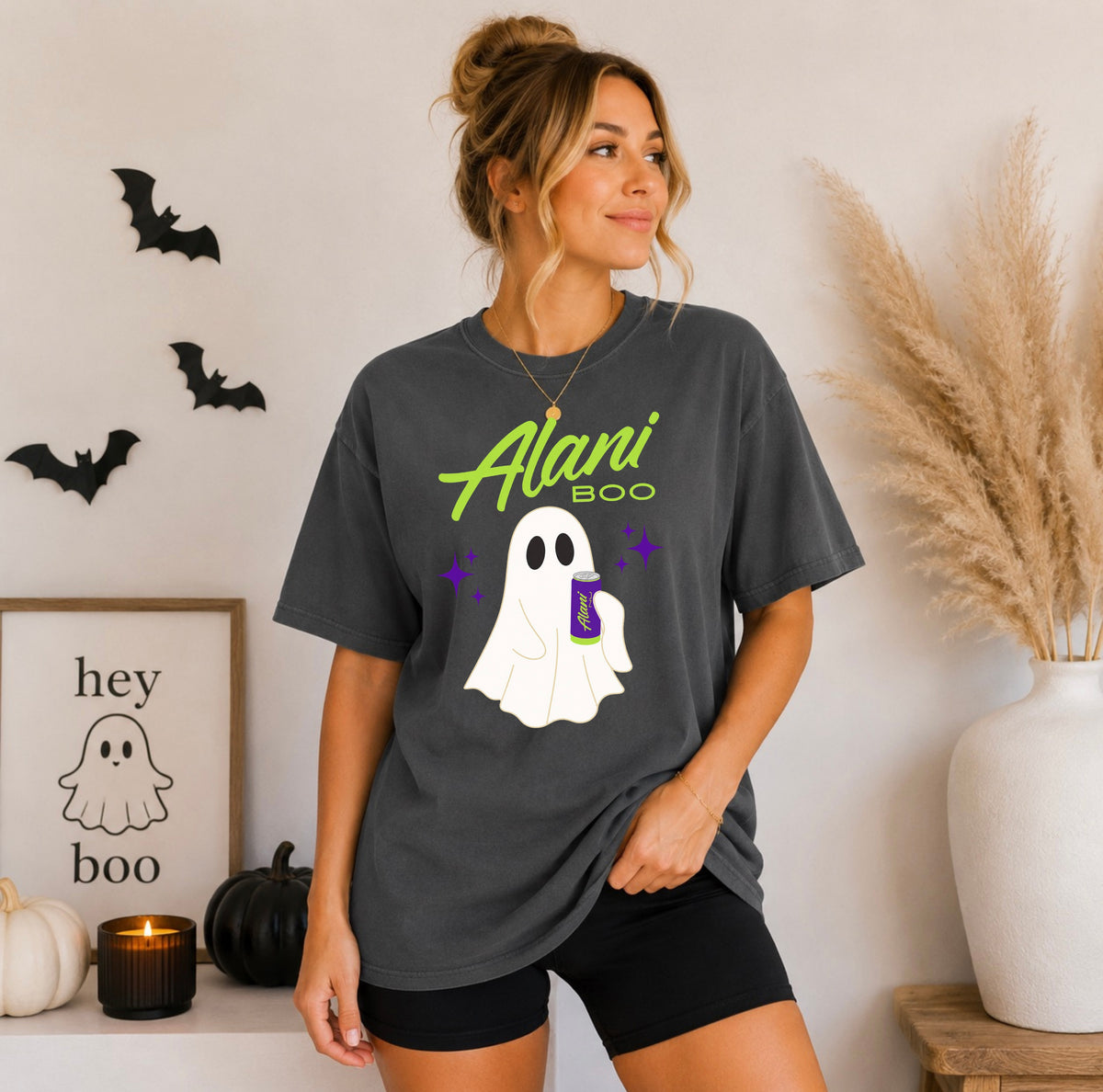 Alani Boo Ghost Halloween Comfort Colors® Tee