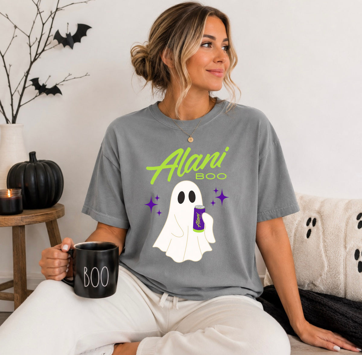 Alani Boo Ghost Halloween Comfort Colors® Tee