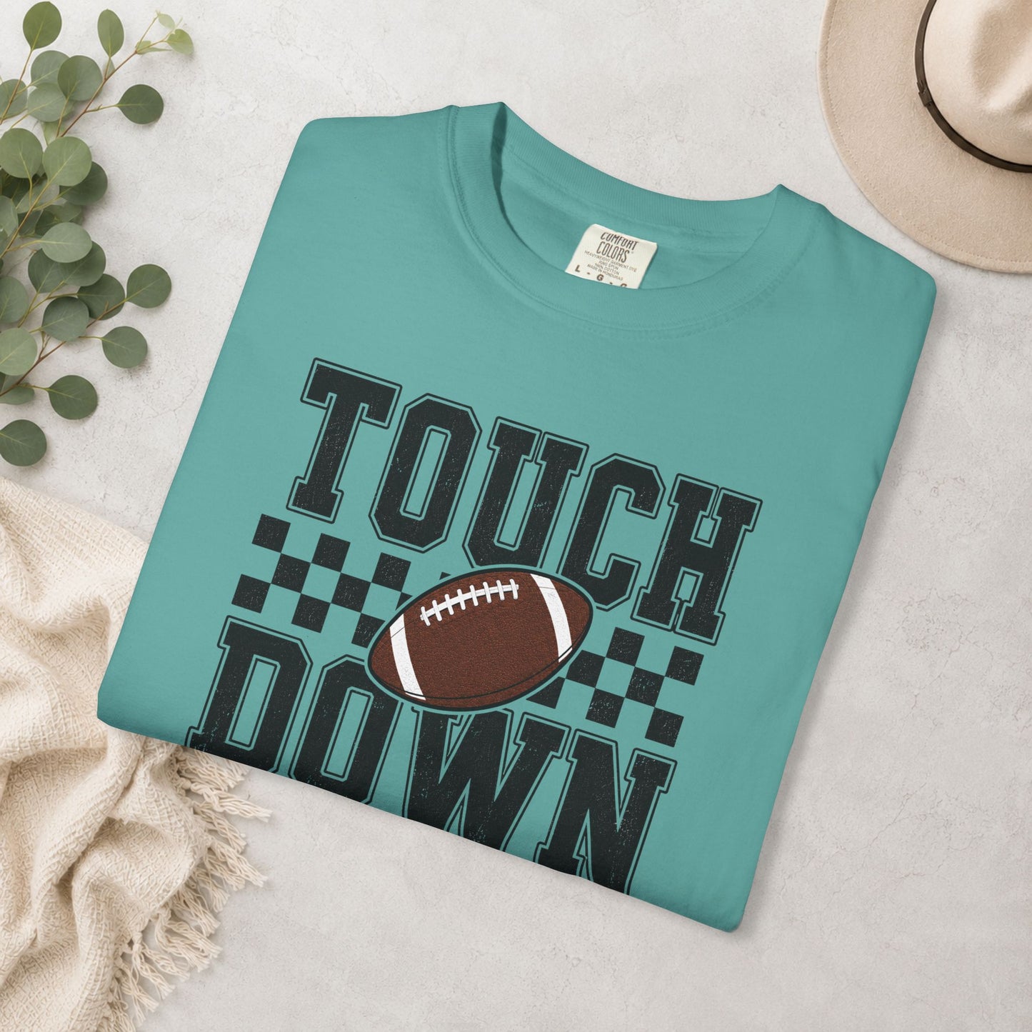 Touch Down Football Comfort Colors® Tee