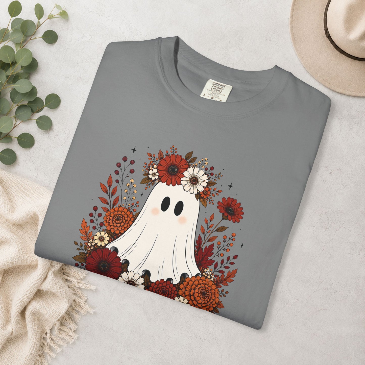 Floral Ghost Comfort Colors® Tee