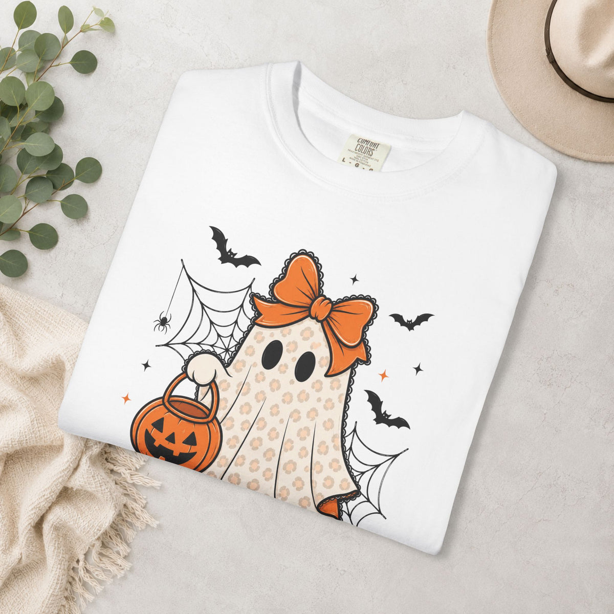 Leopard Print Ghost Comfort Colors® Tee