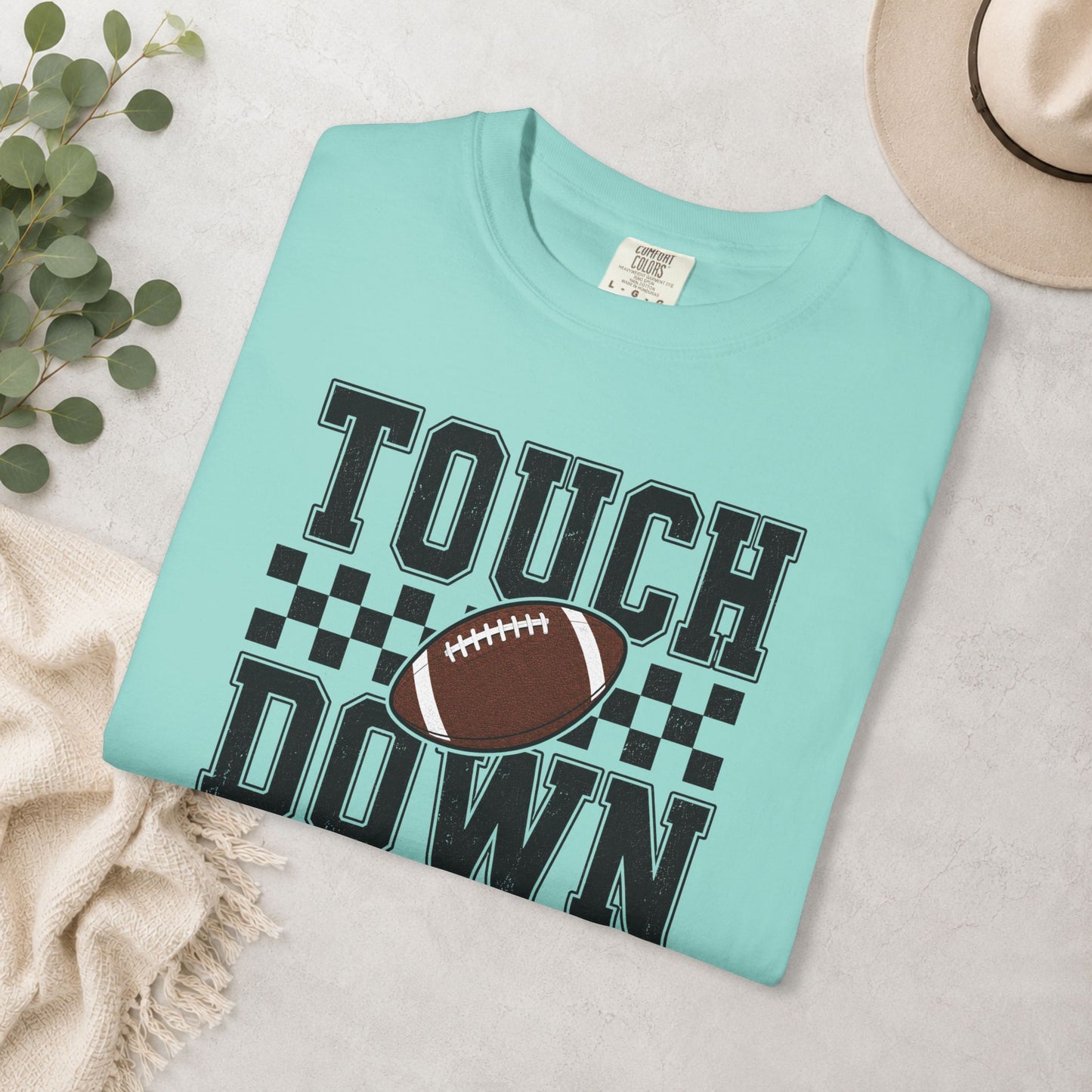 Touch Down Football Comfort Colors® Tee