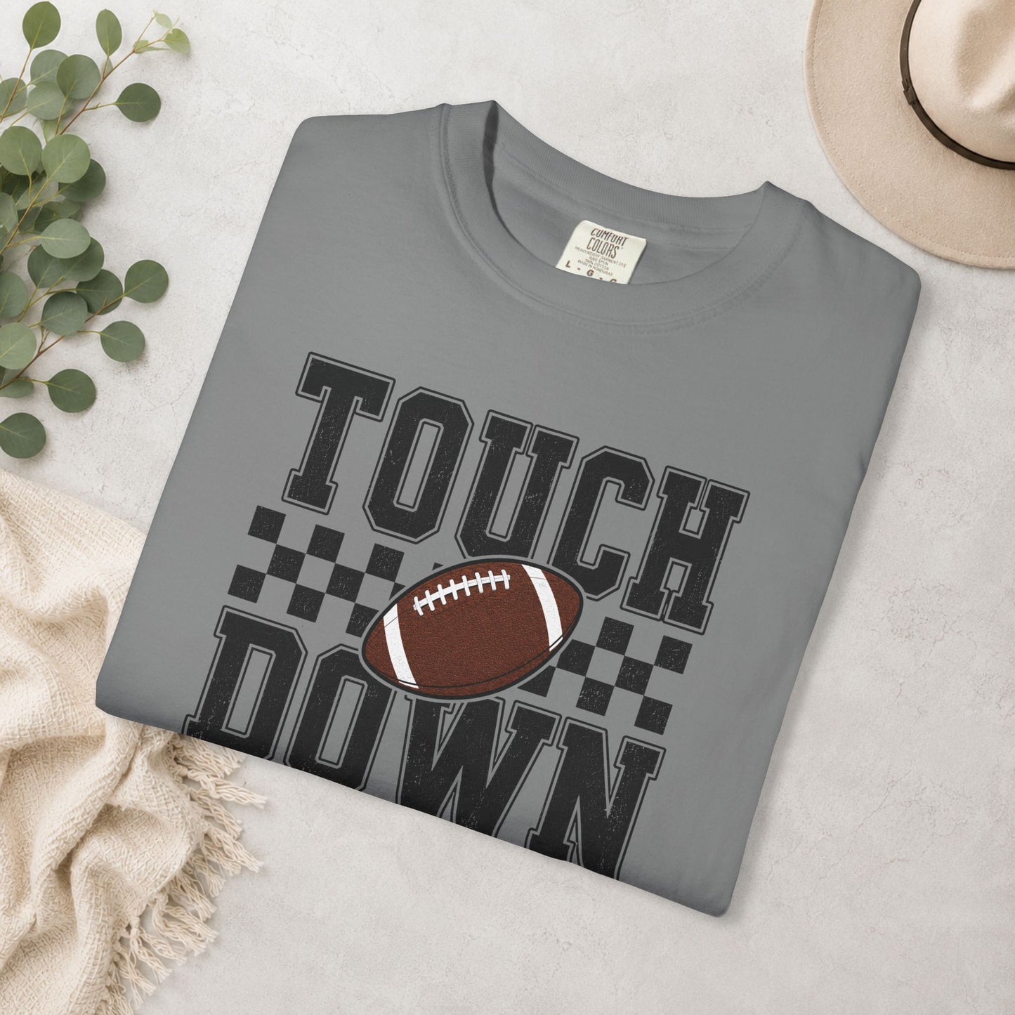 Touch Down Football Comfort Colors® Tee