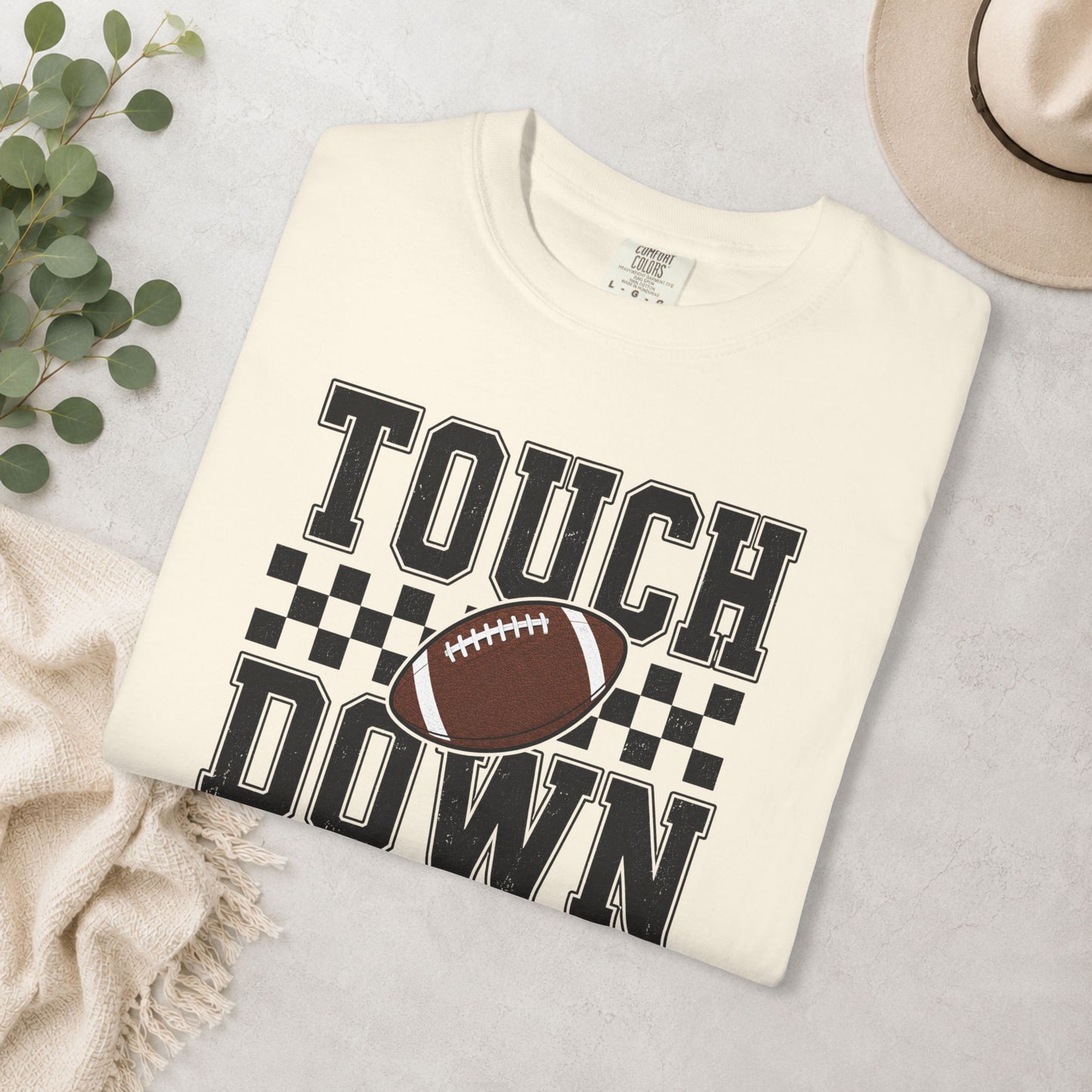 Touch Down Football Comfort Colors® Tee