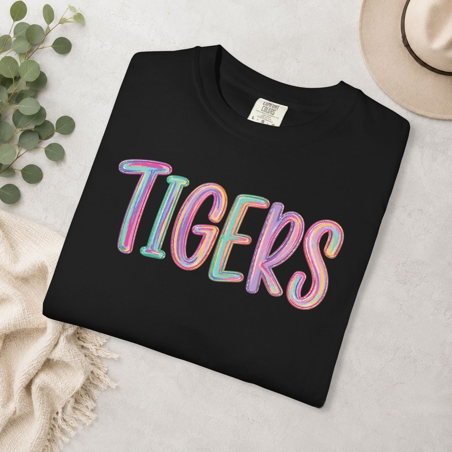 Color Pop Tigers Comfort Colors® Tee