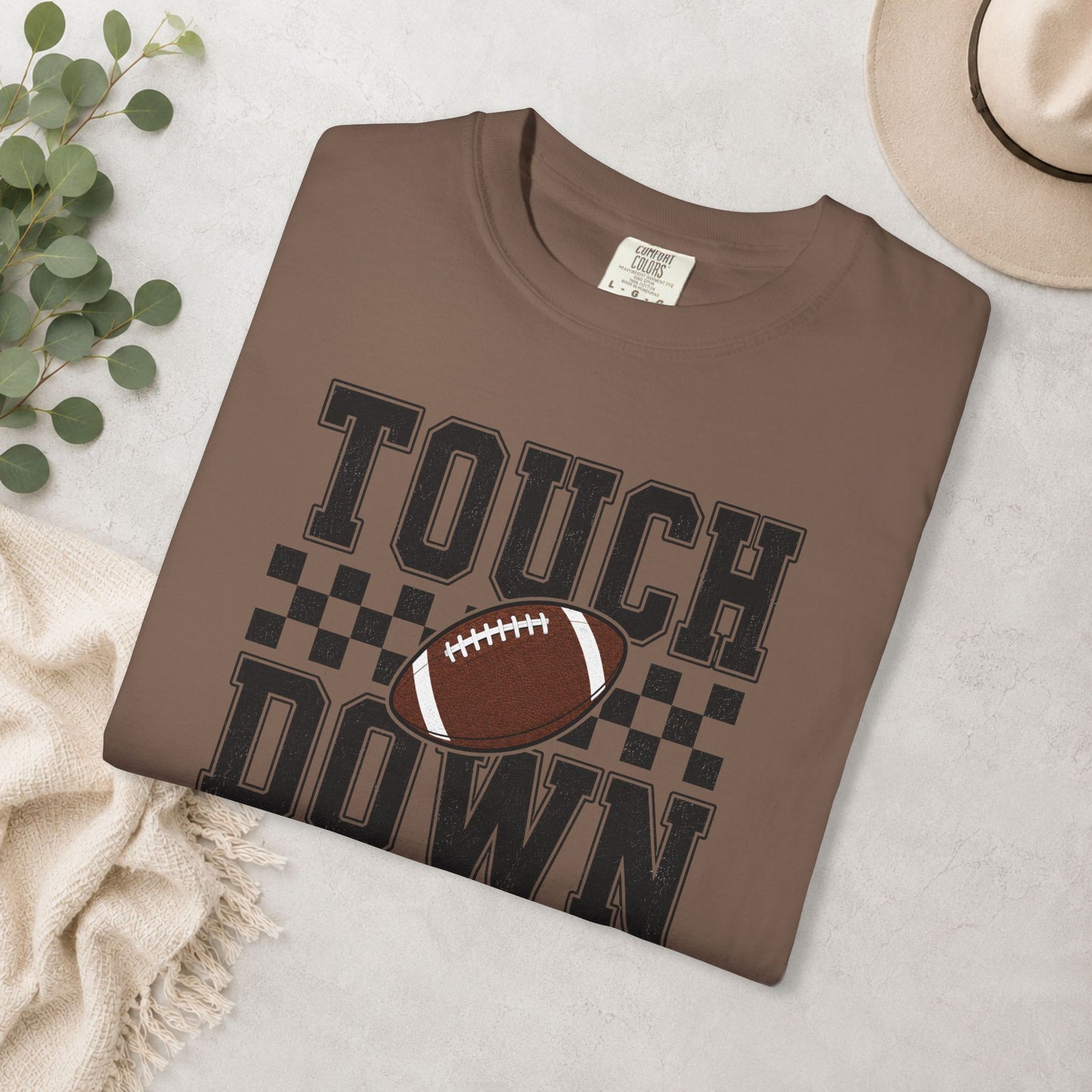 Touch Down Football Comfort Colors® Tee