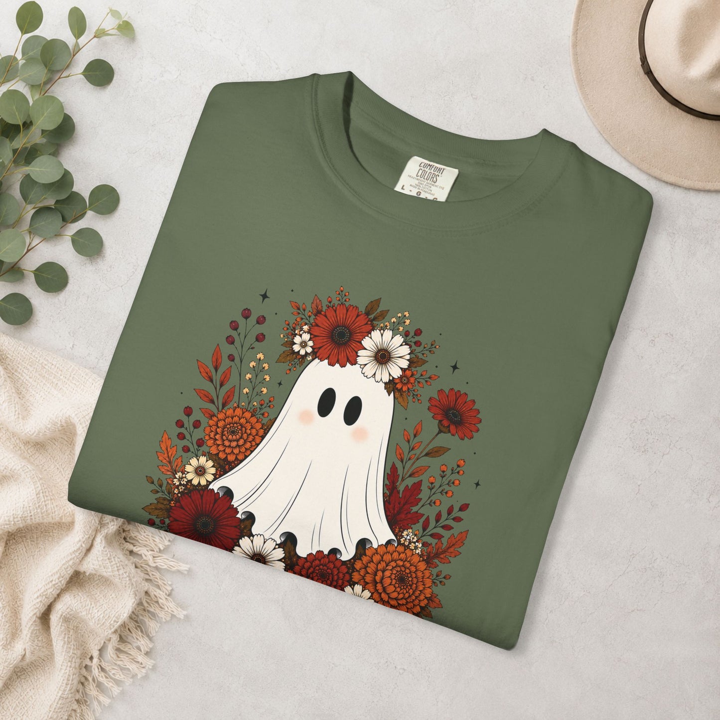 Floral Ghost Comfort Colors® Tee