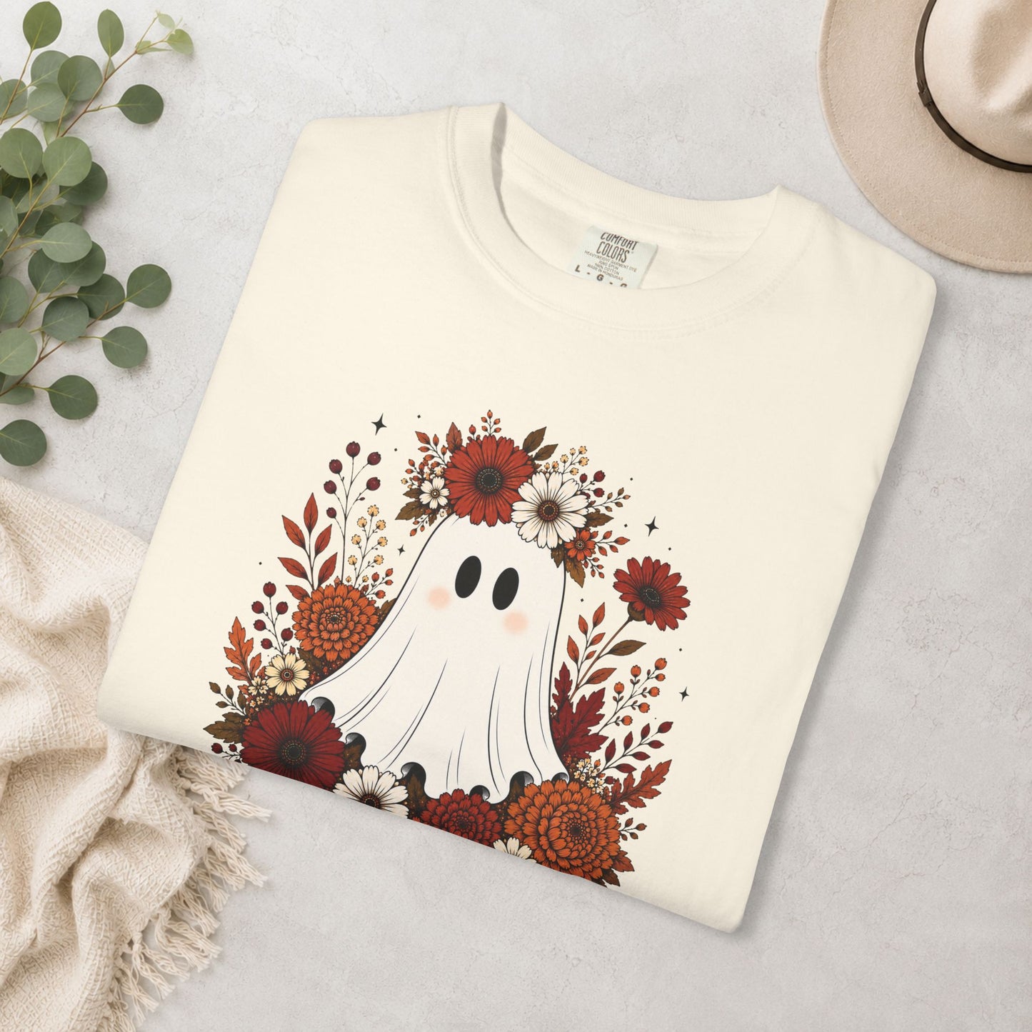 Floral Ghost Comfort Colors® Tee