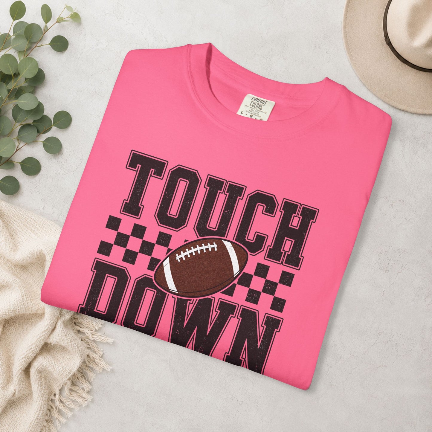 Touch Down Football Comfort Colors® Tee