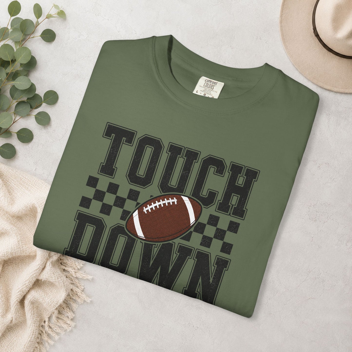 Touch Down Football Comfort Colors® Tee