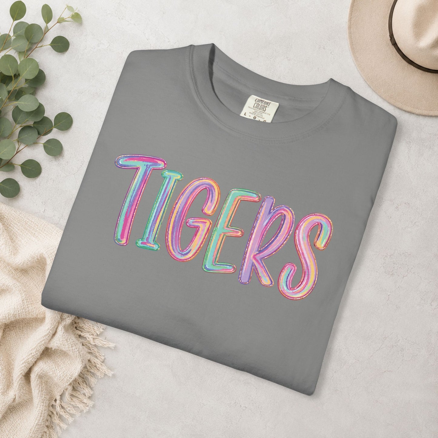 Color Pop Tigers Comfort Colors® Tee