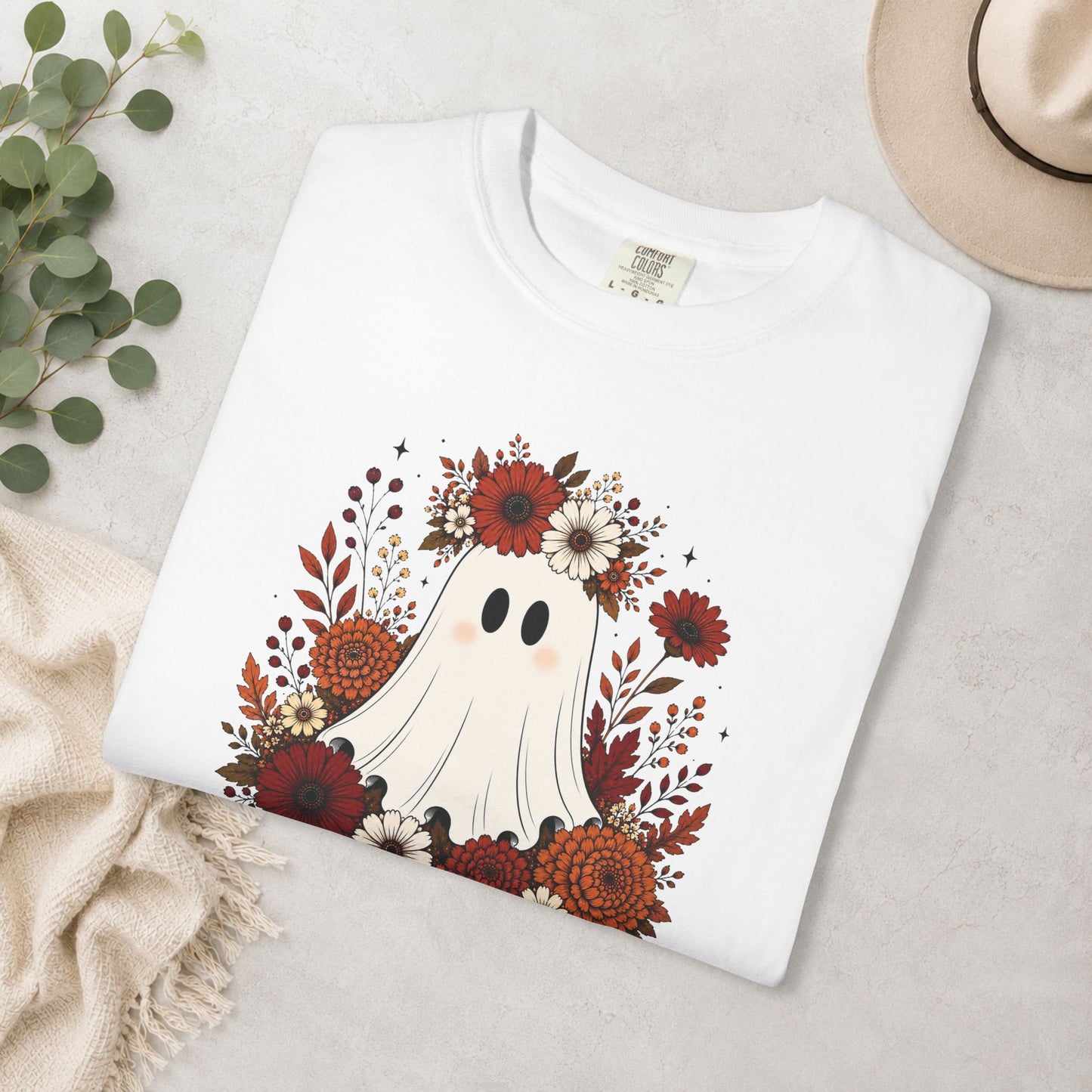 Floral Ghost Comfort Colors® Tee