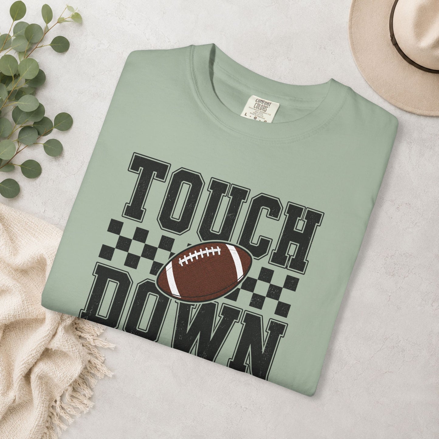 Touch Down Football Comfort Colors® Tee