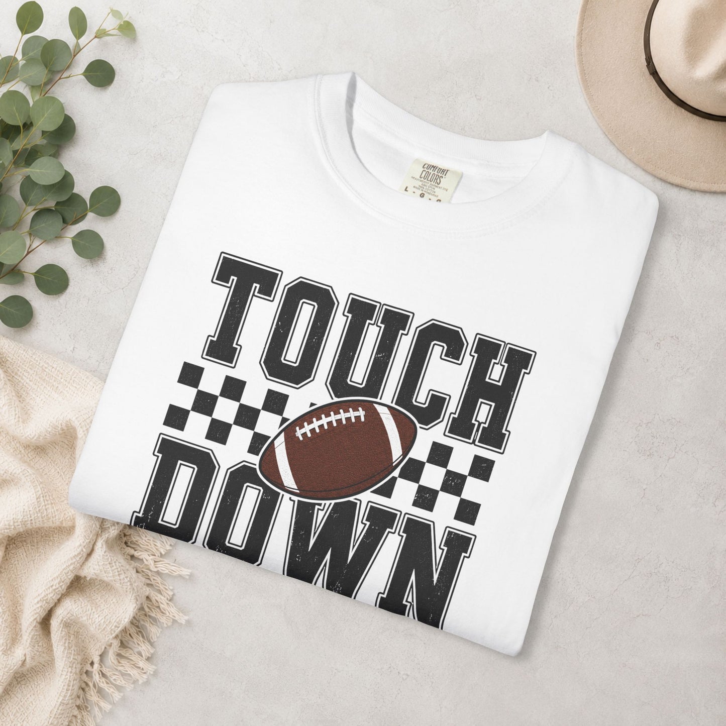 Touch Down Football Comfort Colors® Tee