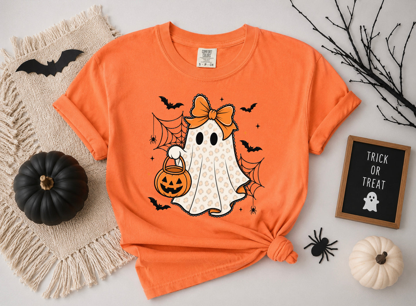Leopard Print Ghost Comfort Colors® Tee