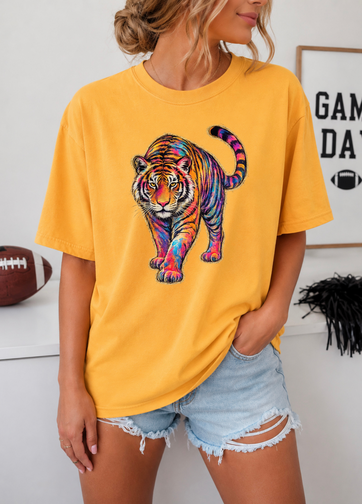 Colorful Tiger Comfort Colors® Tee