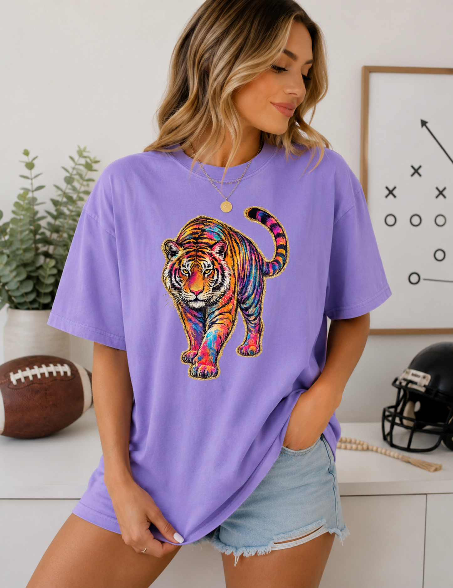 Colorful Tiger Comfort Colors® Tee