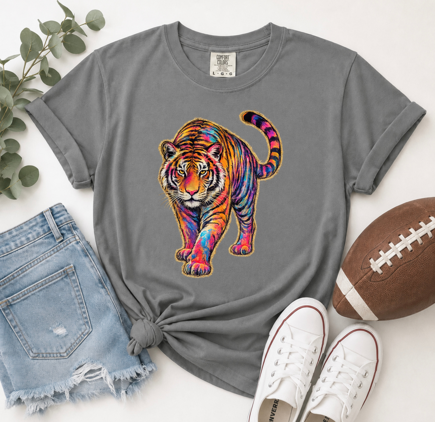 Colorful Tiger Comfort Colors® Tee
