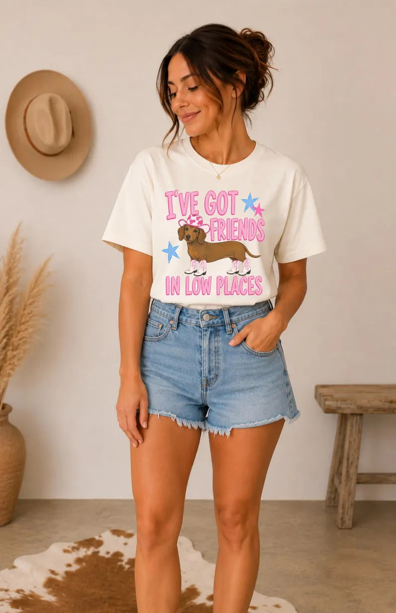 I've Got Friends in Low Places Comfort Colors® Tee