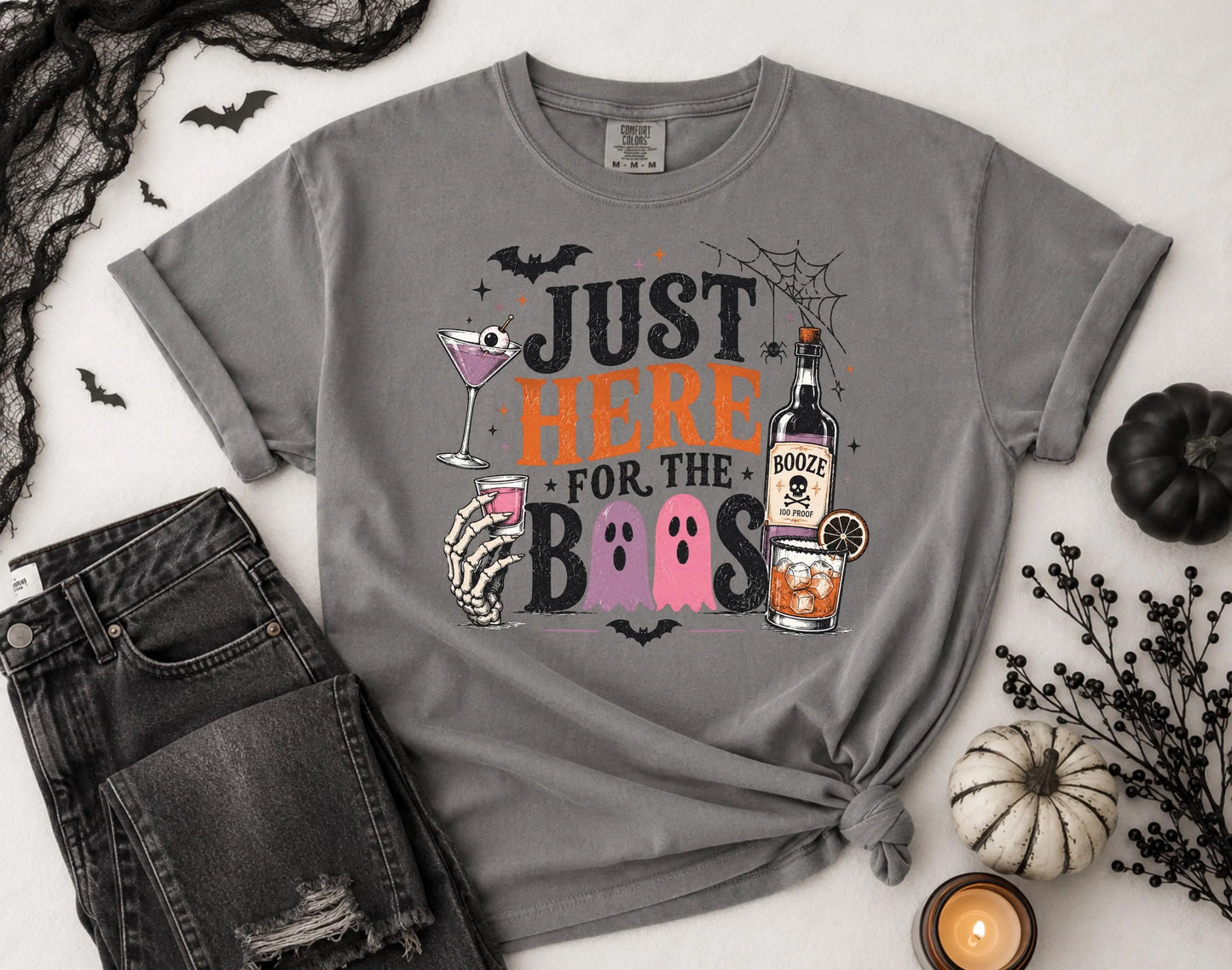 Just Here for the Boos Comfort Colors® Tee