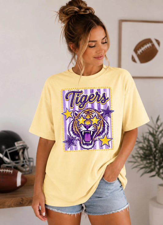 Vintage Tigers Sunglasses Comfort Colors® Tee