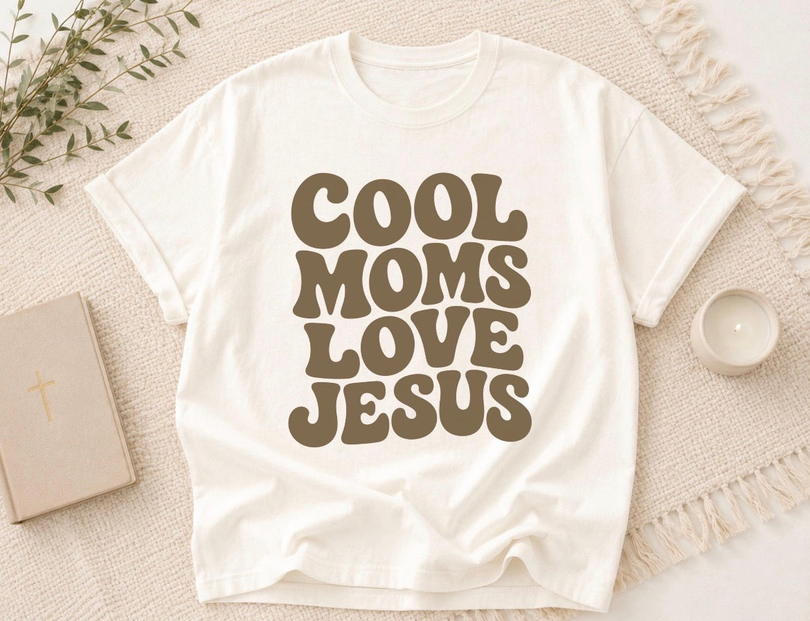 Cool Moms Love Jesus Comfort Colors® Tee