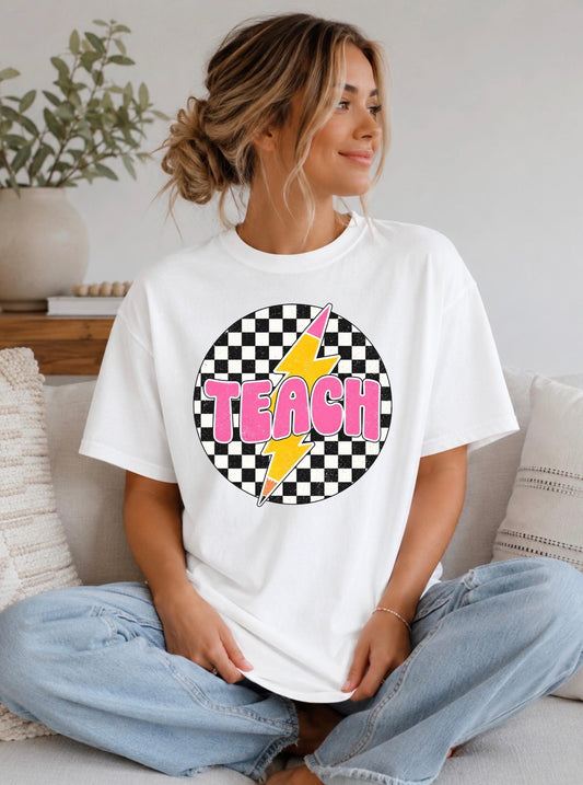 Teach Lightning Comfort Colors® Tee