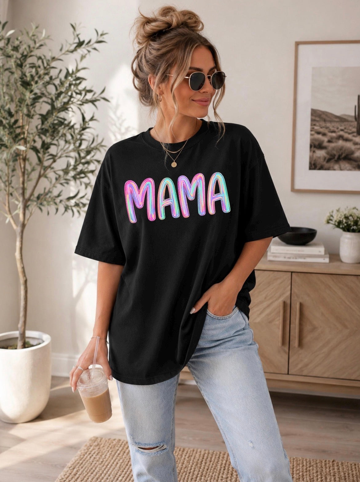 Color Pop Mama Comfort Colors® Tee