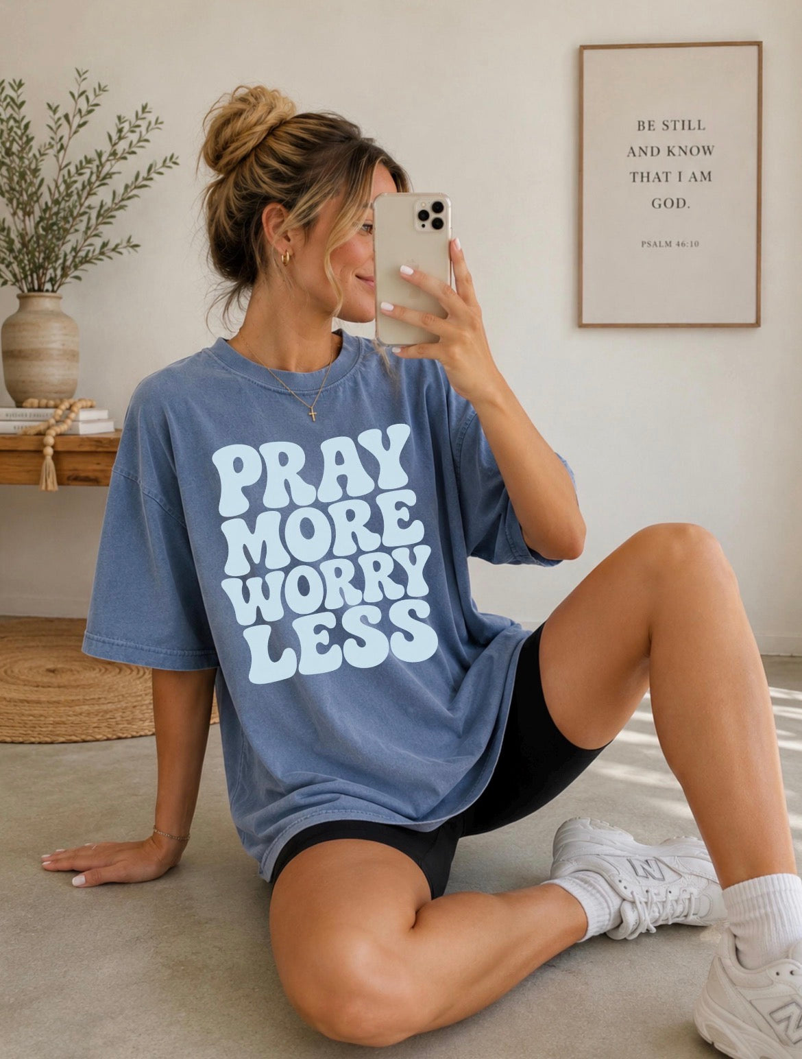 Pray More Worry Less Comfort Colors® Tee